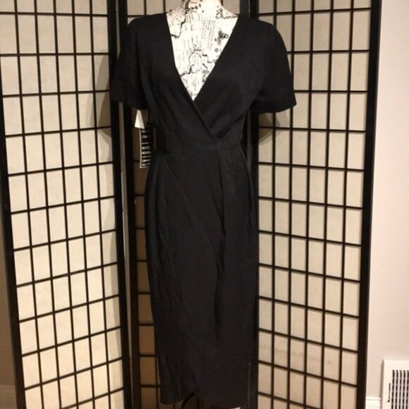 Vintage Ann Tobias Wrap pinup retro Oversized Blazer shir tDress fit bodice work - Picture 1 of 12